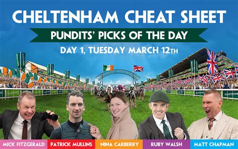 Cheltenham Tips: Epic Tuesday Cheat Sheet for day one of Festival.